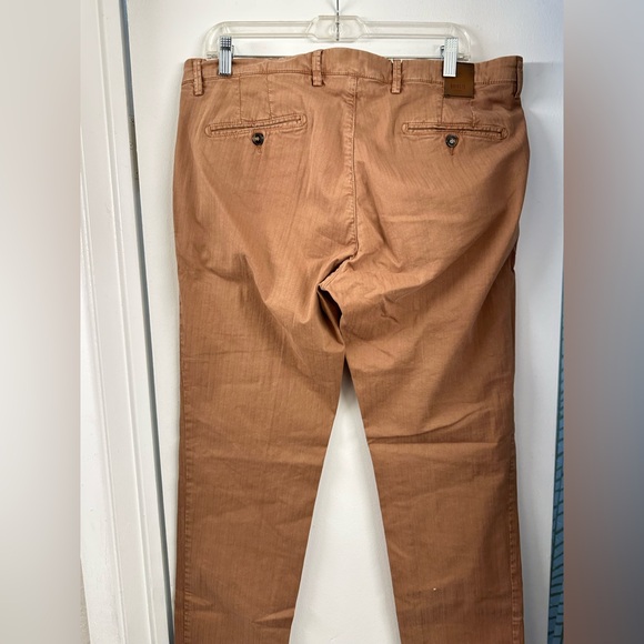 NWT Briglia 1949 Men Tan Pants Made in Italy size 52 waist size 35-36 inseam 32 - Picture 3 of 15